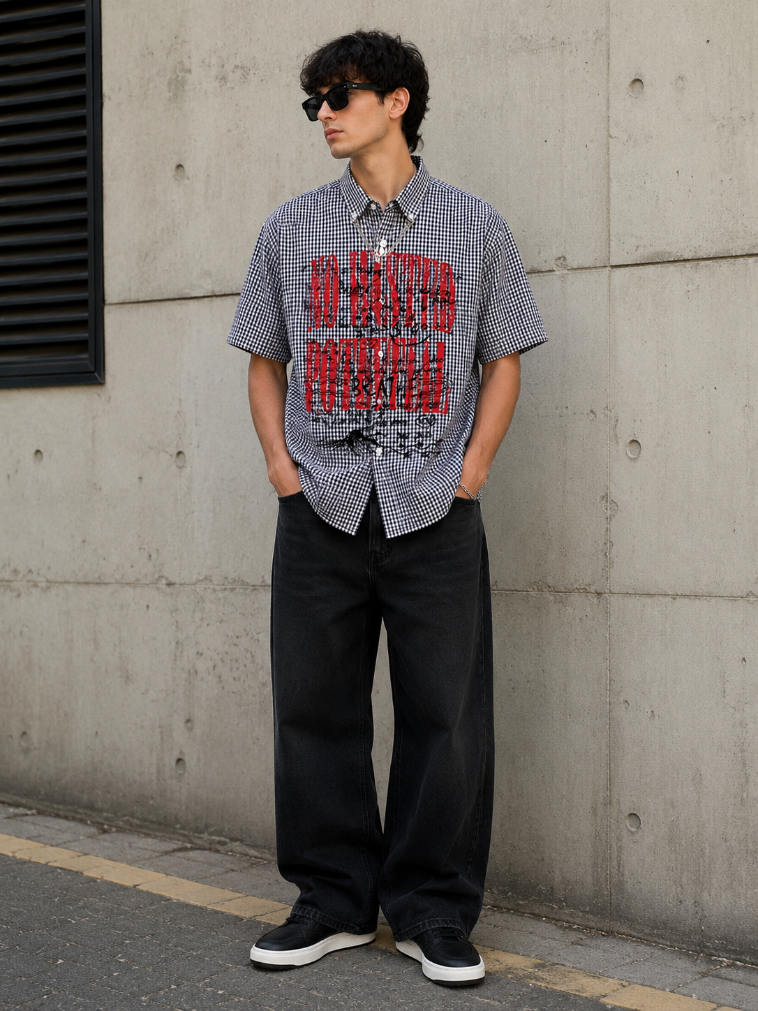 NO WASTED POTENTIAL HALF SLEEVE SHIRT GRE