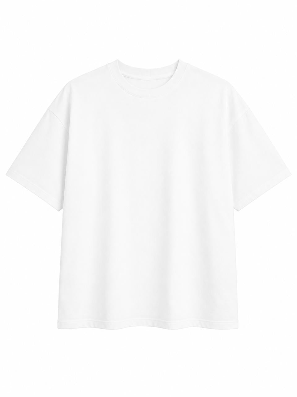 PLAIN WHITE OVERSIZE T SHIRT