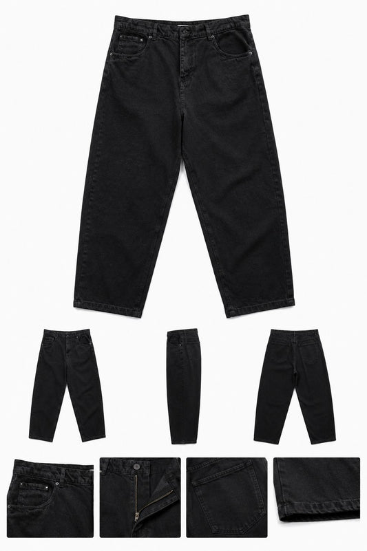 BLACK BAGGY JEANS