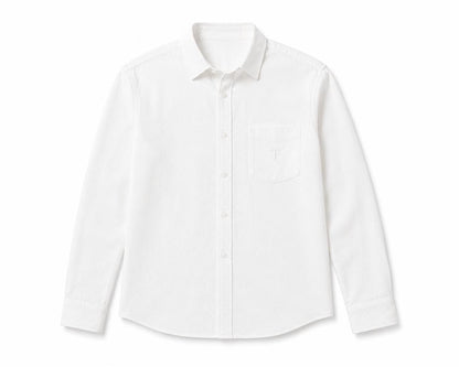 TAKABAH LINEN SHIRT LONG SLEEVES WHITE
