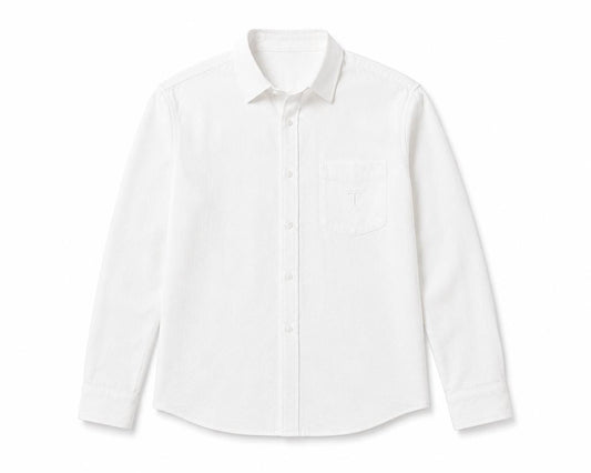 TAKABAH LINEN SHIRT LONG SLEEVES WHITE