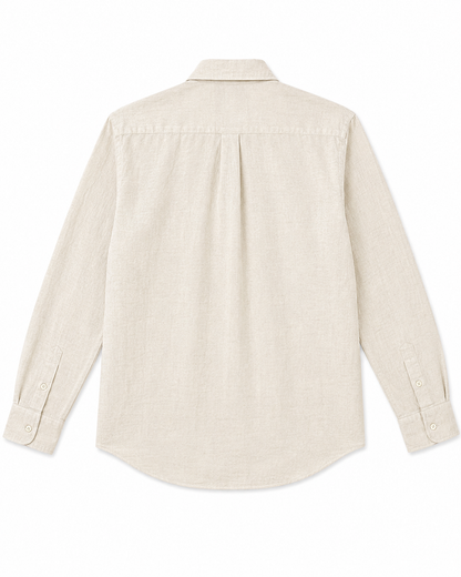 POLO RALPH LAUREN LINEN SHIRT CREAM BY TAKABAH