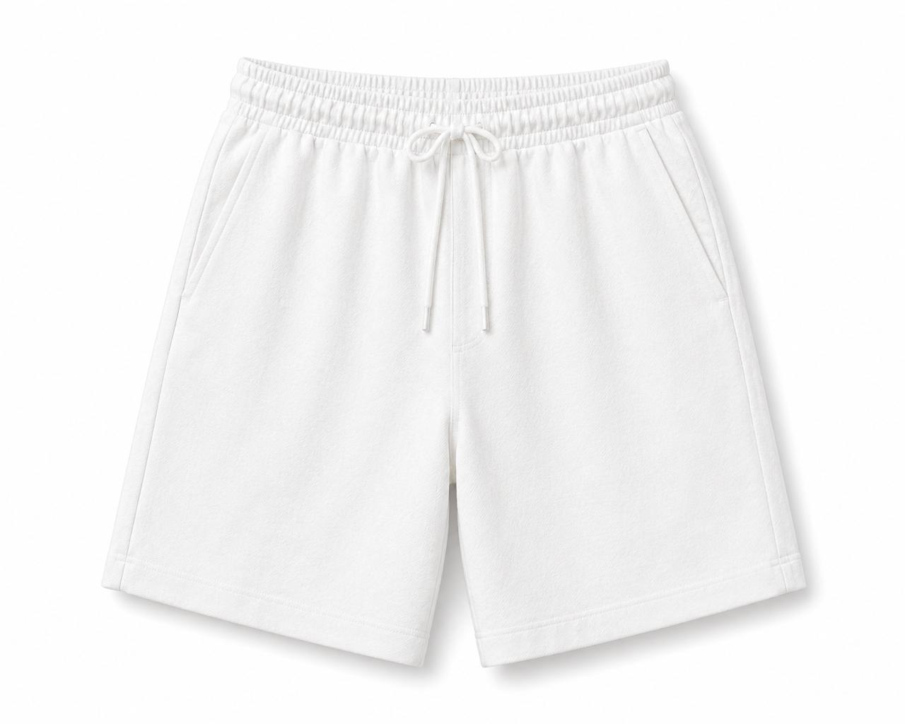 TAKABAH LINEN SHORTS WHITE