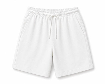 TAKABAH LINEN SHORTS WHITE