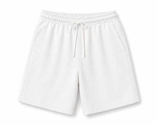 TAKABAH LINEN SHORTS WHITE