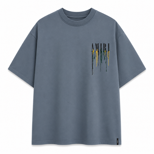 AMIRI OVER SIZED T SHIRT SKY BLUE