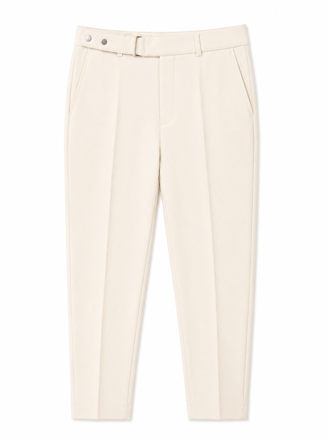 MEN CREAM  SMART CASUAL TROUSERS BY TAKABAH
