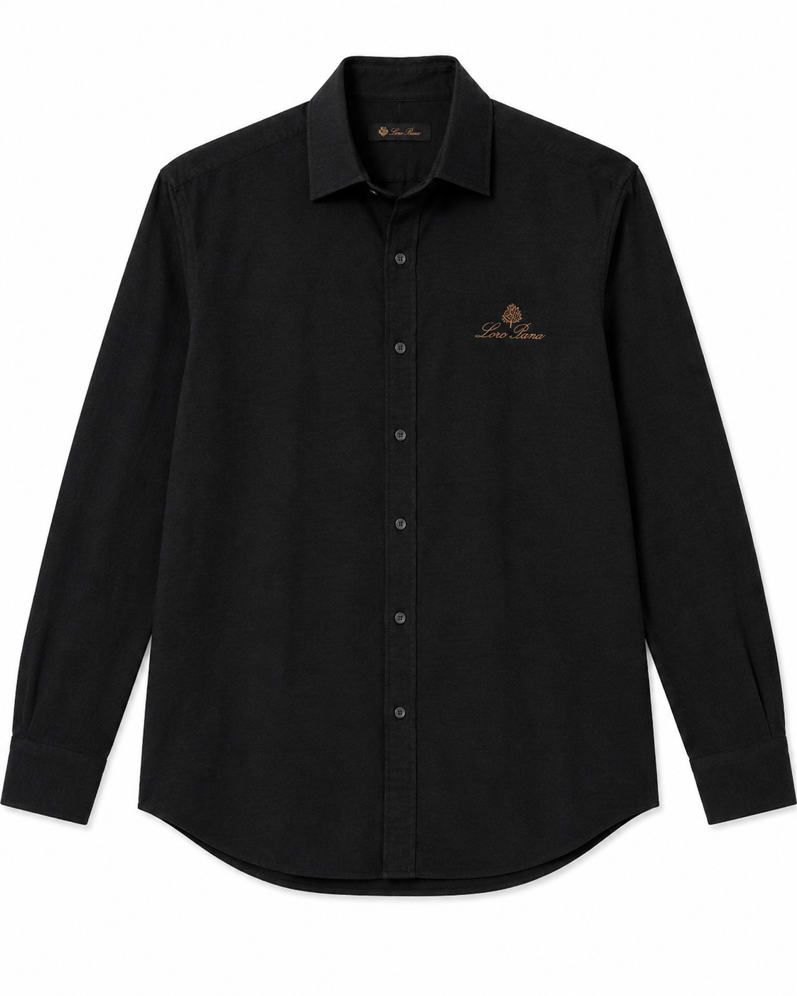 LORA PIANA SHIRT BLACK