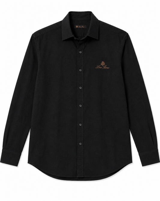 LORA PIANA SHIRT BLACK