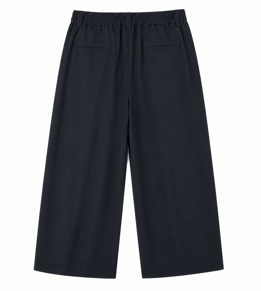 TAKABAH ESSENTIAL BAGGY TROUSERS BLACK