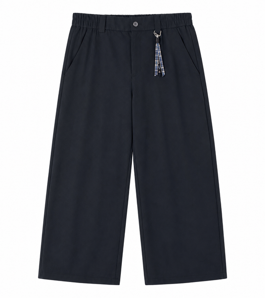 TAKABAH ESSENTIAL BAGGY TROUSERS BLACK