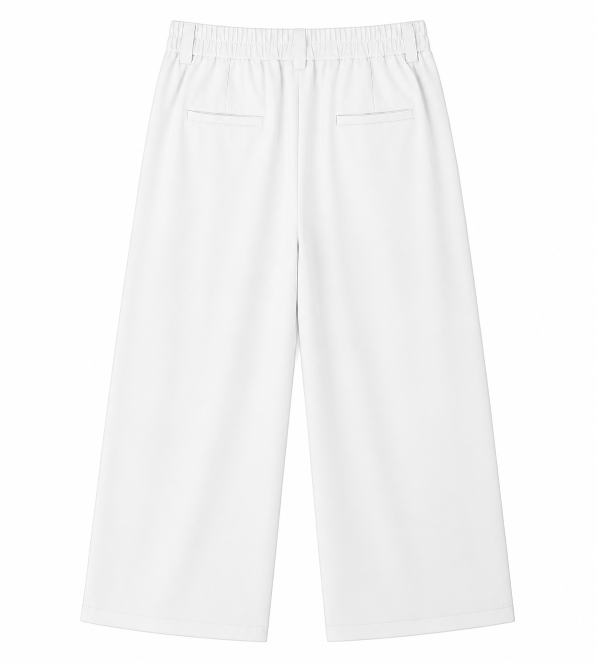 TAKABAH ESSENTIAL BAGGY TROUSERS OFF WHITE