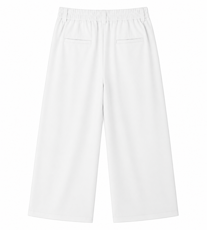 TAKABAH ESSENTIAL BAGGY TROUSERS OFF WHITE