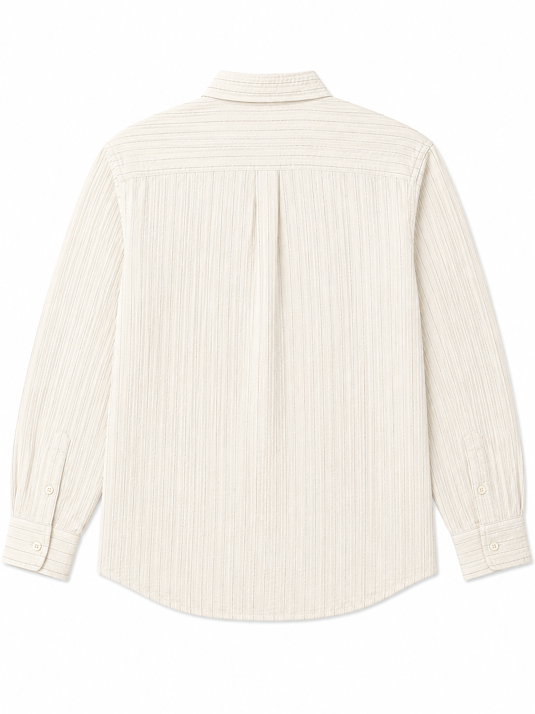 LINEN LINED PATTERN SHIRT BY TAKABAH OFF WHITE
