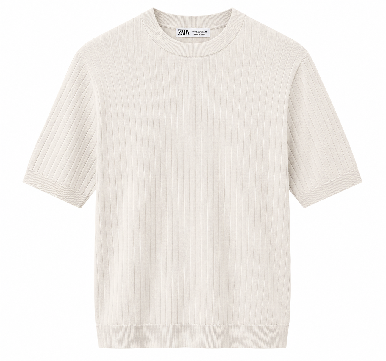 ZARA T-SHIRTCLASSIC BEIGE