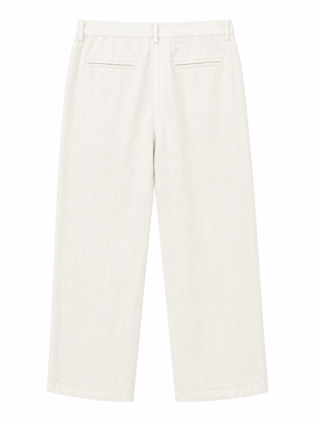 Linen white pants by takabah