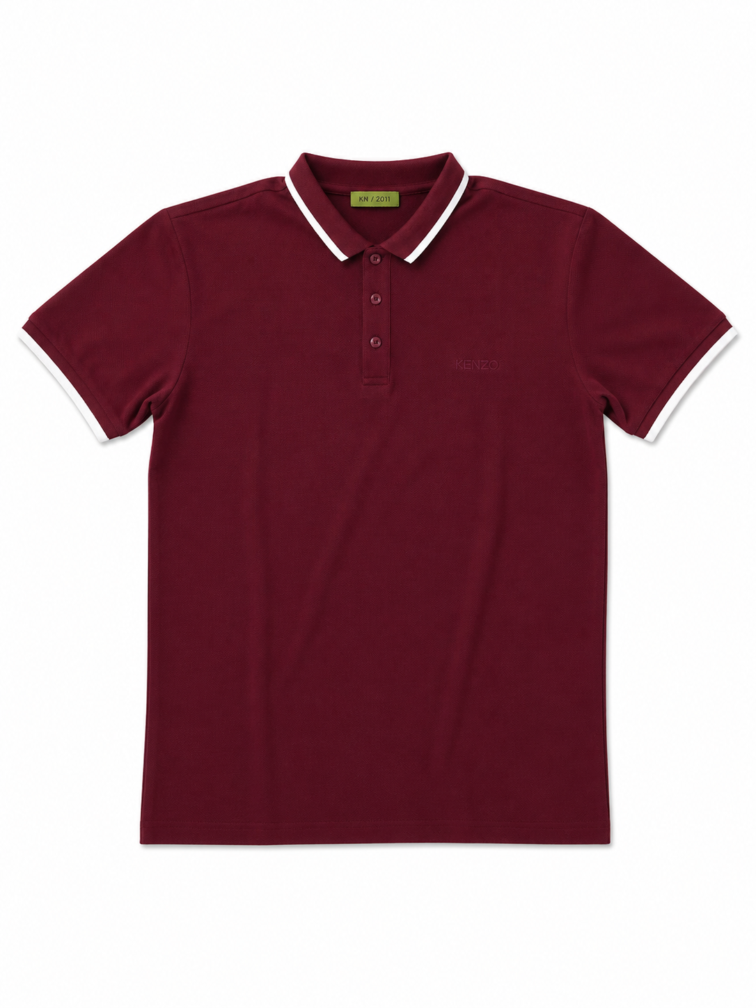 KASRO POLO NECK T SHIRT RED