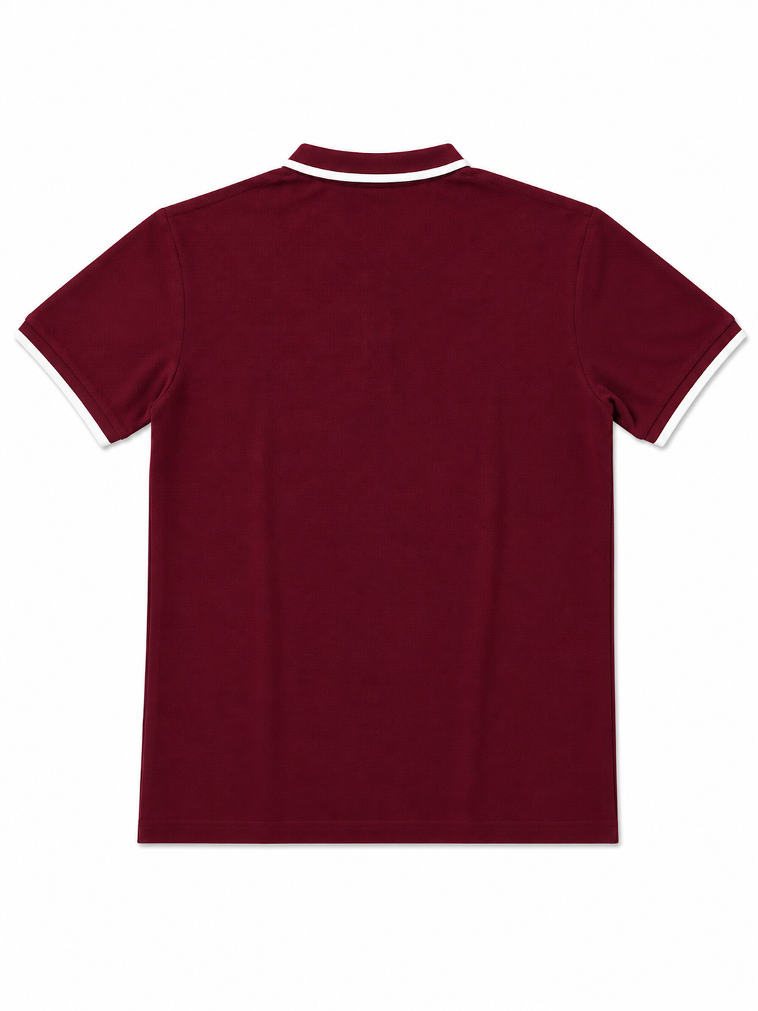 KASRO POLO NECK T SHIRT RED