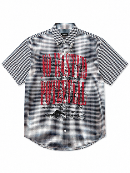 NO WASTED POTENTIAL HALF SLEEVE SHIRT GRE