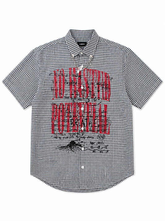 NO WASTED POTENTIAL HALF SLEEVE SHIRT GRE