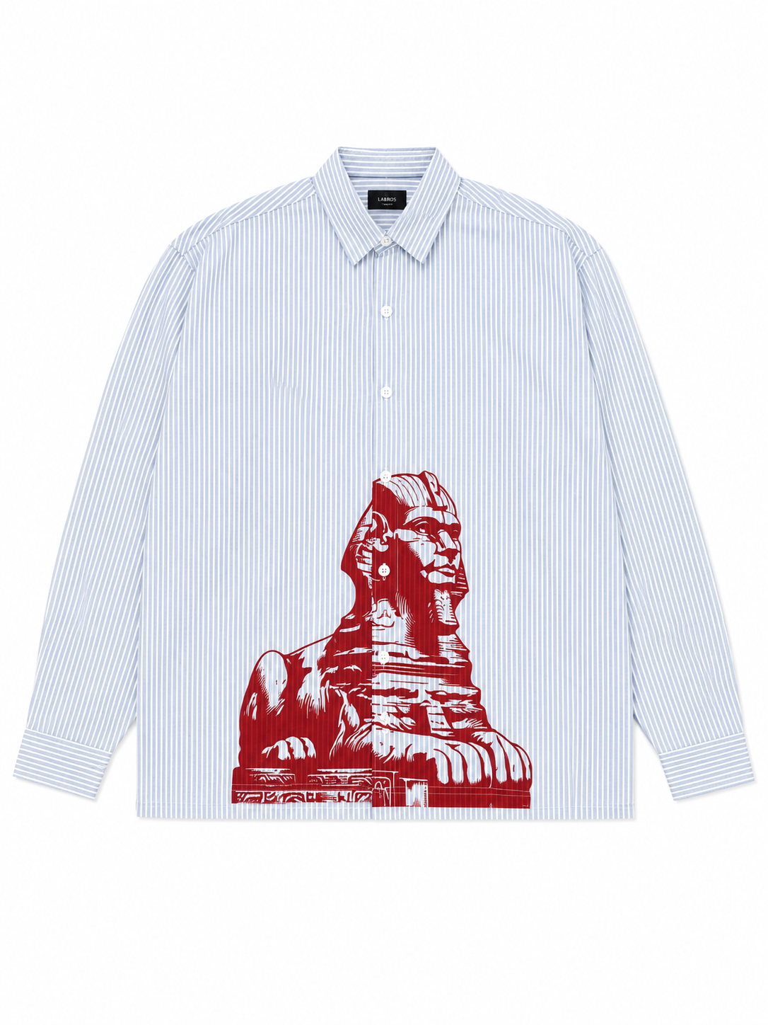 SPHINX STIPED SHIRT FULL SLEVE BY TAKABAH SKY BLUE