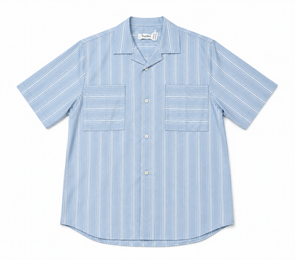Sky BLUE CLASSIC STRIPES TAKABAH SHIRT