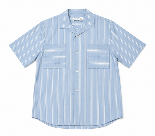 Sky BLUE CLASSIC STRIPES TAKABAH SHIRT