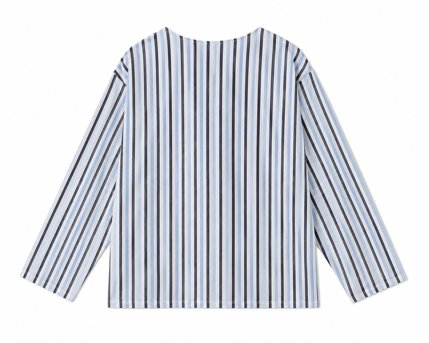 TAKABAH COASTAL STRIPE SHIRT BLUE