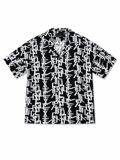TAKABAH NOIR GRID SHIRT