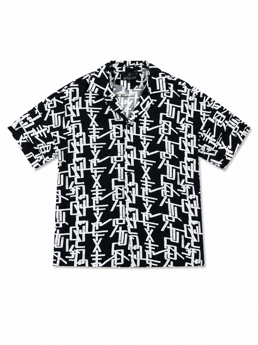 TAKABAH NOIR GRID SHIRT