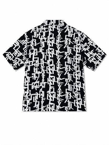 TAKABAH NOIR GRID SHIRT