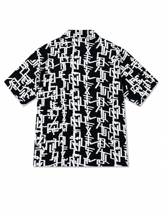TAKABAH NOIR GRID SHIRT