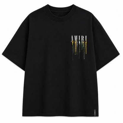 AMIRI OVERSIZED T SHIRT BLACK