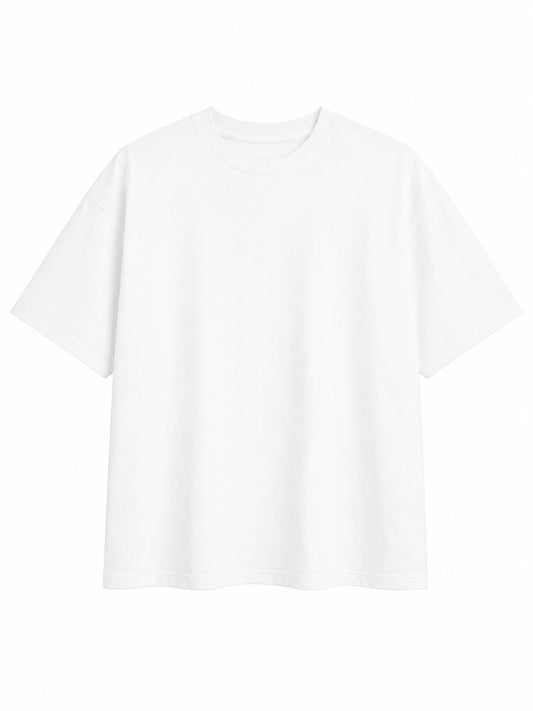 PLAIN WHITE OVERSIZE T SHIRT
