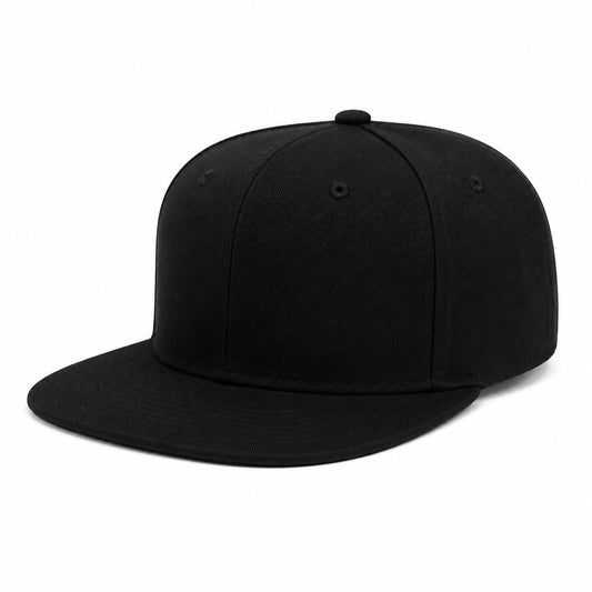 BLACK FLAT CAP