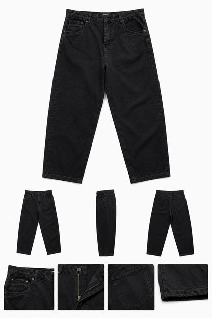 BLACK BAGGY JEANS