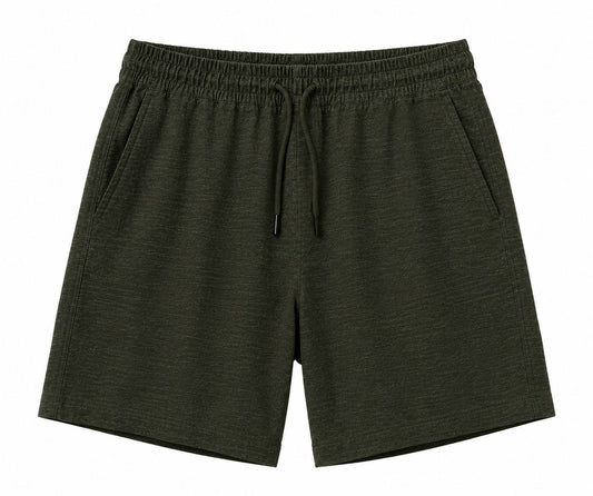 TAKABAH LINEN SHORTS OLIVE
