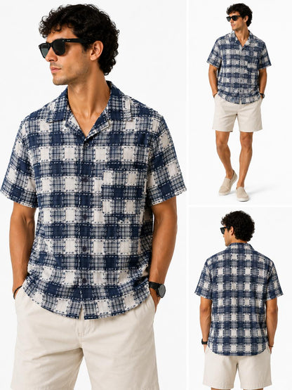 PREMIUM CUBAN TEXTURED SHIRT